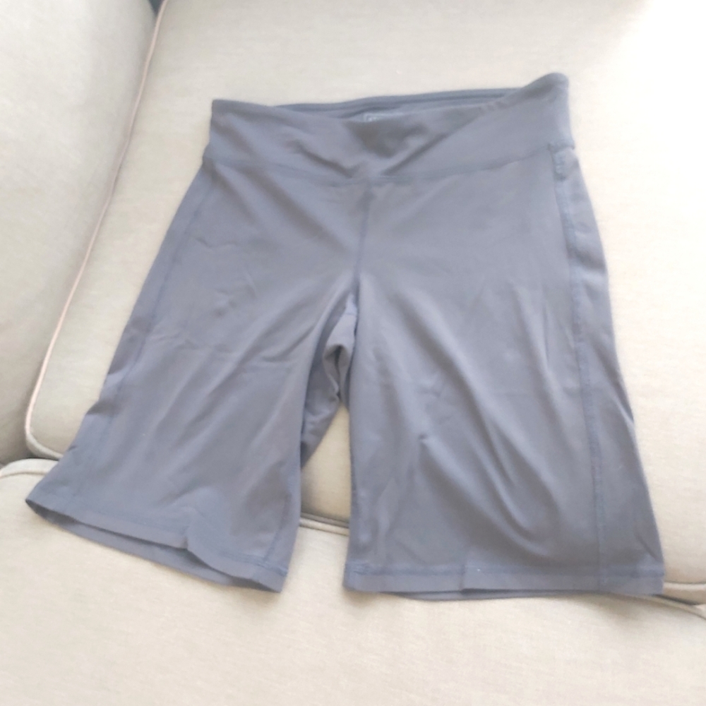 Athleta gray long shorts